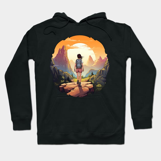 Take a hike and find your peace Hoodie by Printashopus